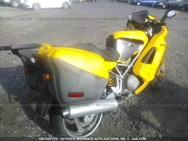 ZDM1TB8S11B004159 - 2001 DUCATI ST4  YELLOW photo 4