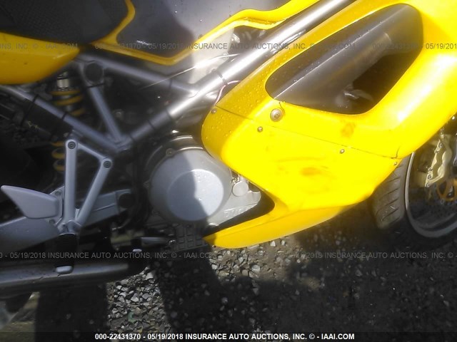 ZDM1TB8S11B004159 - 2001 DUCATI ST4  YELLOW photo 8