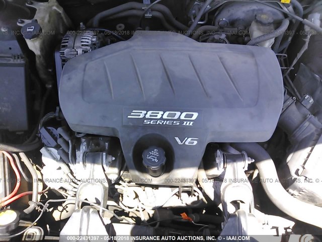 2G2WP522651156786 - 2005 PONTIAC GRAND PRIX MAROON photo 10