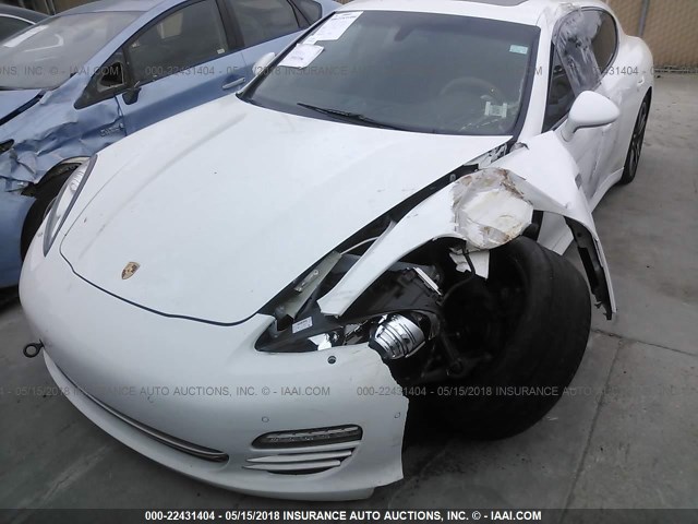 WP0AA2A7XDL015831 - 2013 PORSCHE PANAMERA 2/4 WHITE photo 2