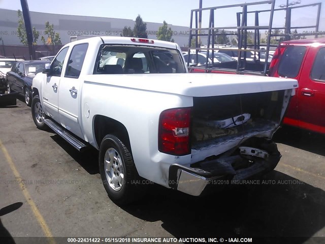 3GCPCSE08CG147676 - 2012 CHEVROLET SILVERADO C1500 LT WHITE photo 3