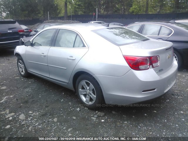 1G11B5SL1FF210124 - 2015 CHEVROLET MALIBU LS 银色 照片 3