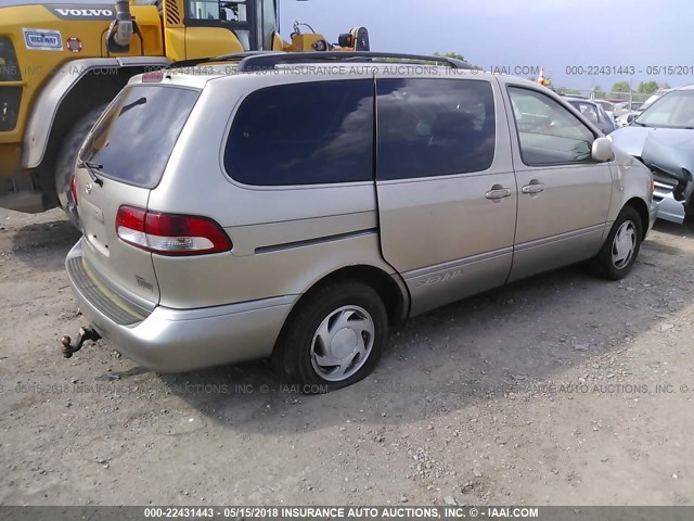 4T3ZF13C23U535428 - 2003 TOYOTA SIENNA LE/XLE TAN photo 4