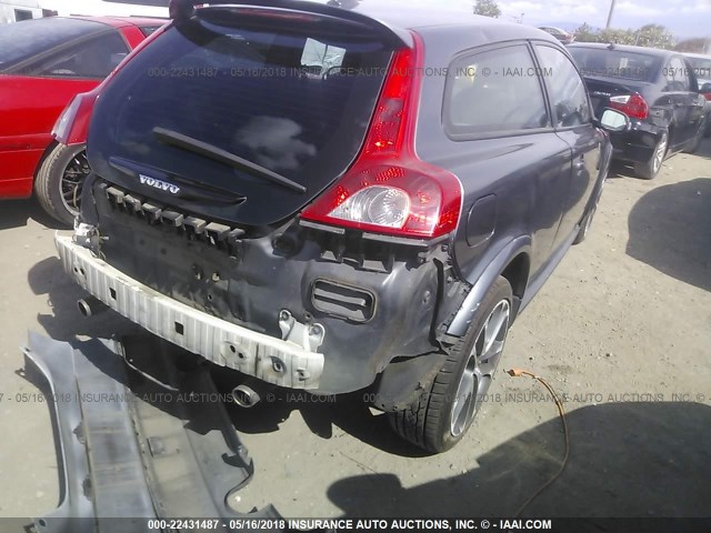 YV1MK672X82052008 - 2008 VOLVO C30 T5 GRAY photo 4