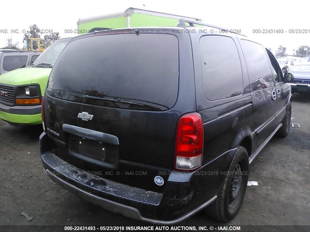 1GNDV23L96D203854 - 2006 CHEVROLET UPLANDER LS 深蓝色 照片 4