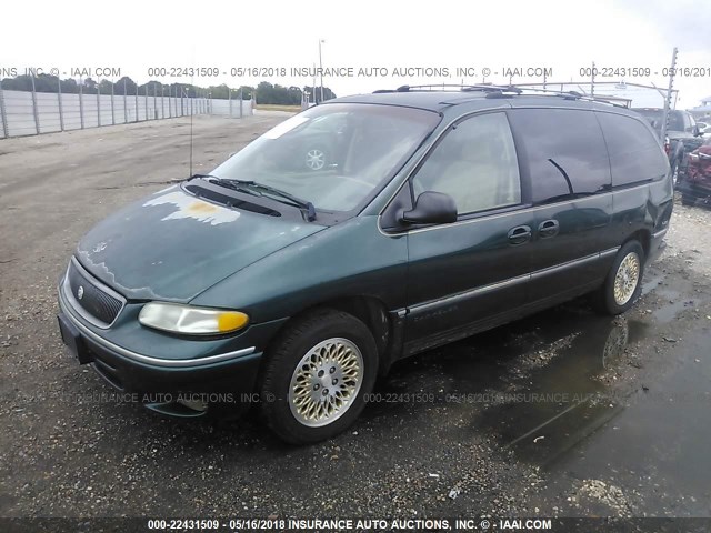 1C4GP64L4TB422783 - 1996 CHRYSLER TOWN & COUNTRY LXI GREEN photo 2