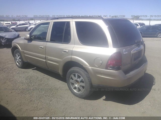 5GAET13P042261393 - 2004 BUICK RAINIER CXL GOLD photo 3