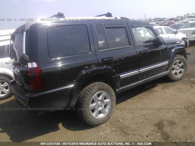 1J8HG58238C142363 - 2008 JEEP COMMANDER LIMITED BLACK photo 4