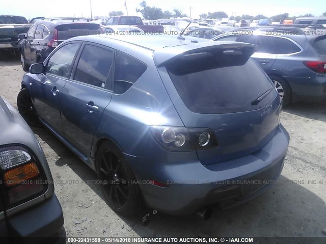 JM1BK34M271762056 - 2007 MAZDA SPEED 3 GRAY photo 3