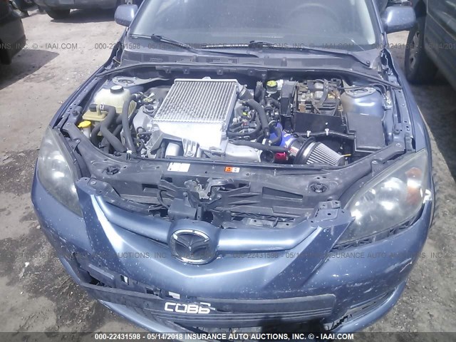 JM1BK34M271762056 - 2007 MAZDA SPEED 3 GRAY photo 6