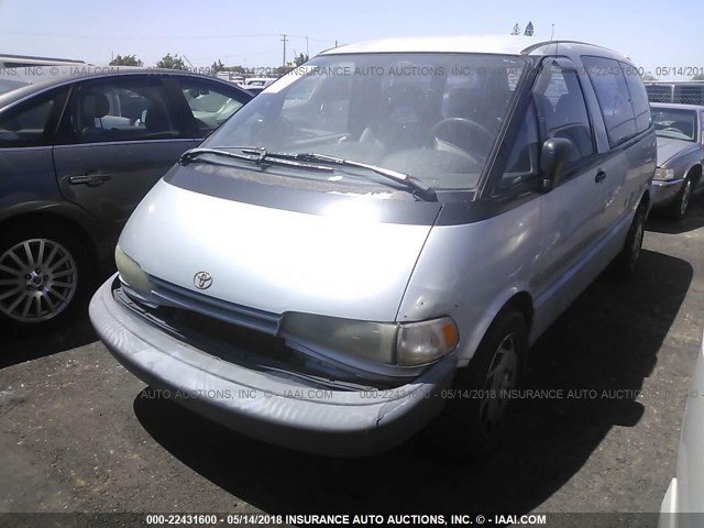 JT3AC11R2M0063495 - 1991 TOYOTA PREVIA DLX SILVER photo 2