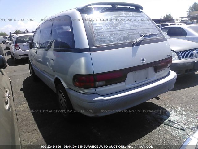 JT3AC11R2M0063495 - 1991 TOYOTA PREVIA DLX SILVER photo 3