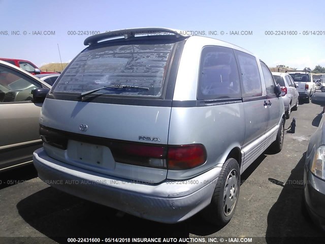 JT3AC11R2M0063495 - 1991 TOYOTA PREVIA DLX SILVER photo 4