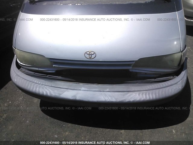 JT3AC11R2M0063495 - 1991 TOYOTA PREVIA DLX SILVER photo 6