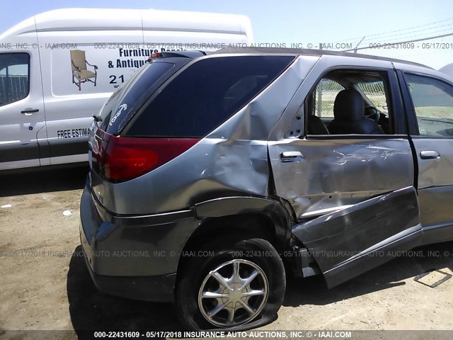 3G5DA03E14S545703 - 2004 BUICK RENDEZVOUS CX/CXL SILVER photo 6