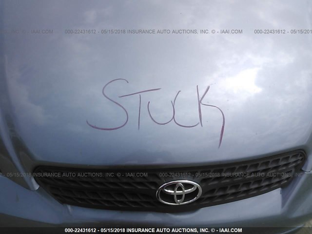 2T1KR32E37C642737 - 2007 TOYOTA COROLLA MATRIX XR Light Blue photo 10