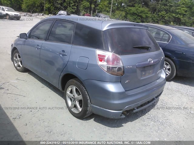 2T1KR32E37C642737 - 2007 TOYOTA COROLLA MATRIX XR Light Blue photo 3