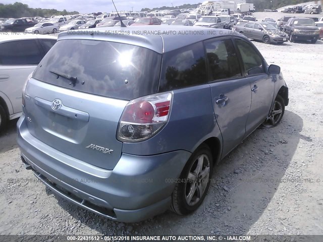 2T1KR32E37C642737 - 2007 TOYOTA COROLLA MATRIX XR Light Blue photo 4