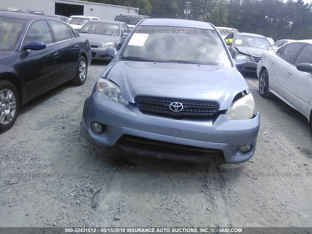 2T1KR32E37C642737 - 2007 TOYOTA COROLLA MATRIX XR Light Blue photo 6