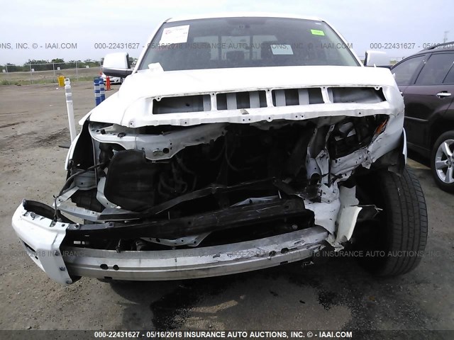 5TFTY5F11EX008268 - 2014 TOYOTA TUNDRA DOUBLE CAB SR/SR5 WHITE photo 6