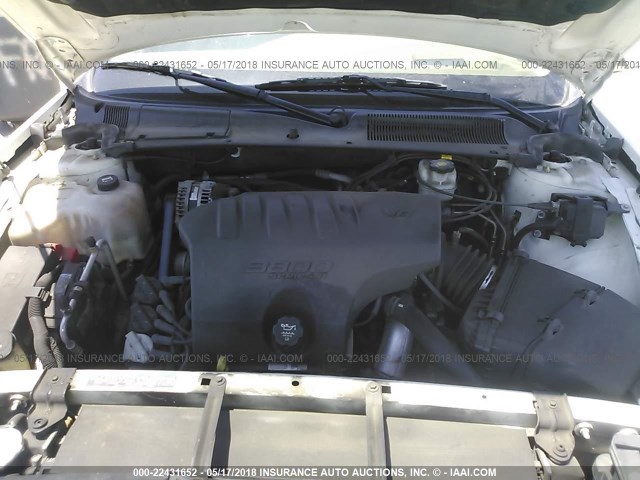 1G4HR54K24U236922 - 2004 BUICK LESABRE LIMITED WHITE photo 10