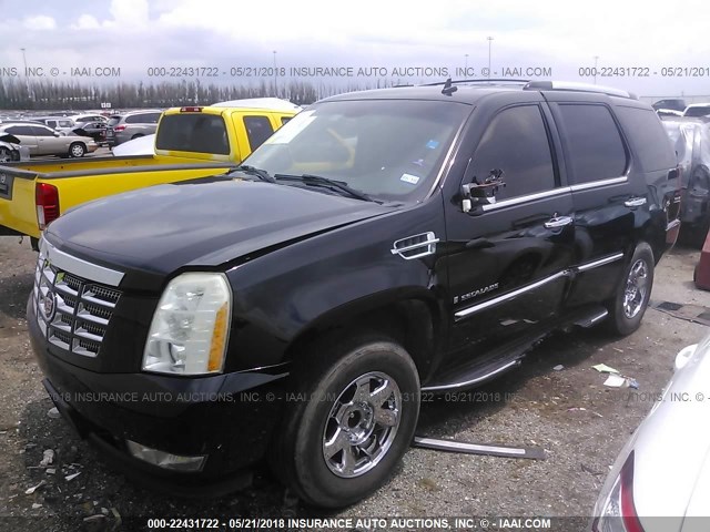 1GYEC63897R345223 - 2007 CADILLAC ESCALADE LUXURY BLACK photo 2