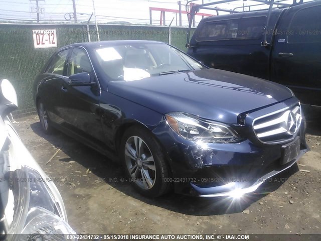 WDDHF9HB6EA898686 - 2014 MERCEDES-BENZ E 250 BLUETEC Dark Blue photo 1