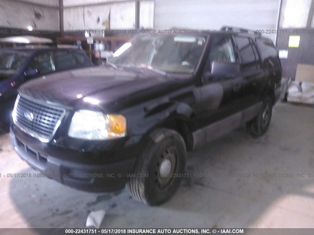 1FMPU13566LA84280 - 2006 FORD EXPEDITION XLS BLACK photo 2