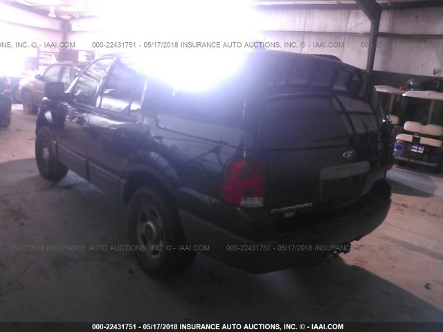 1FMPU13566LA84280 - 2006 FORD EXPEDITION XLS BLACK photo 3