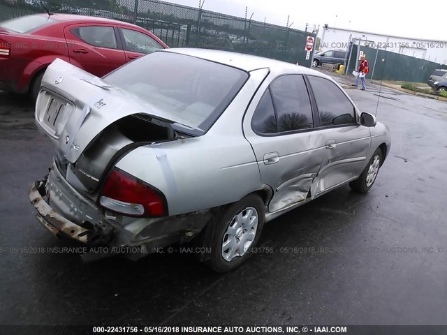 3N1CB51D41L522546 - 2001 NISSAN SENTRA XE/GXE TAN photo 4