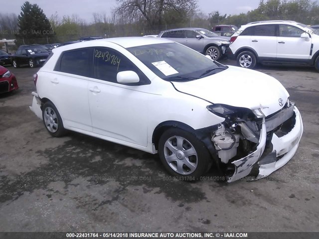 2T1KU40E69C090323 - 2009 TOYOTA COROLLA MATRIX  WHITE photo 1