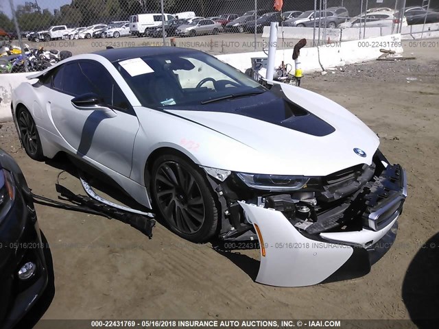 WBY2Z2C56GV675459 - 2016 BMW I8 WHITE photo 1
