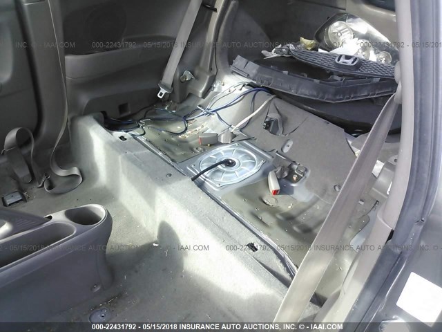 JH4DC54895S001986 - 2005 ACURA RSX GRAY photo 8