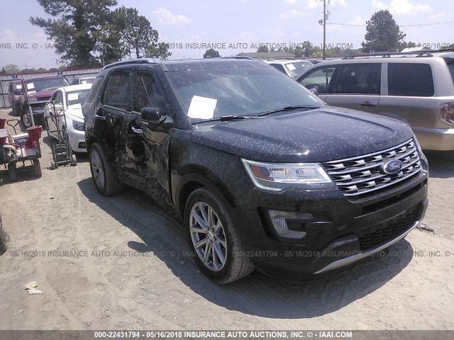 1FM5K7F80HGC23952 - 2017 FORD EXPLORER LIMITED 黑色 照片 1
