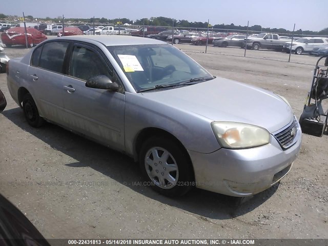 1G1ZS51F26F281069 - 2006 CHEVROLET MALIBU LS Gümüş foto 1