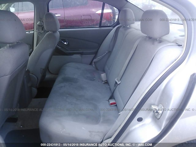 1G1ZS51F26F281069 - 2006 CHEVROLET MALIBU LS Gümüş foto 8