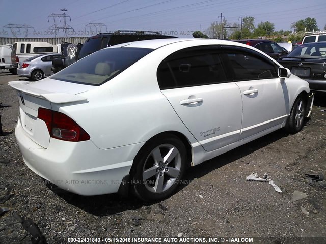 2HGFA16928H504271 - 2008 HONDA CIVIC EXL 白色 照片 4