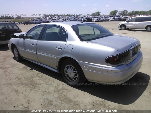 1G4HP52K55U220448 - 2005 BUICK LESABRE CUSTOM SILVER photo 3