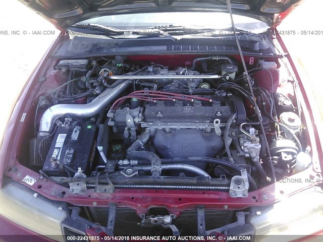 JHMBB2256TC005163 - 1996 HONDA PRELUDE SI/SR RED photo 10