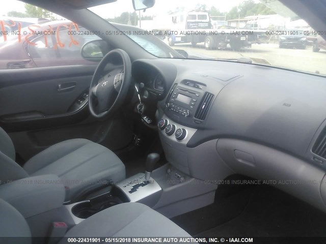 KMHDU46D59U795247 - 2009 HYUNDAI ELANTRA GLS/SE GRAY photo 5