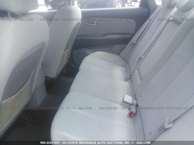 KMHDU46D59U795247 - 2009 HYUNDAI ELANTRA GLS/SE GRAY photo 8