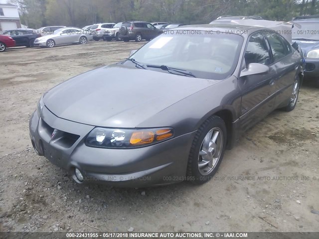 1G2HY54KX14263406 - 2001 PONTIAC BONNEVILLE SLE BROWN photo 2