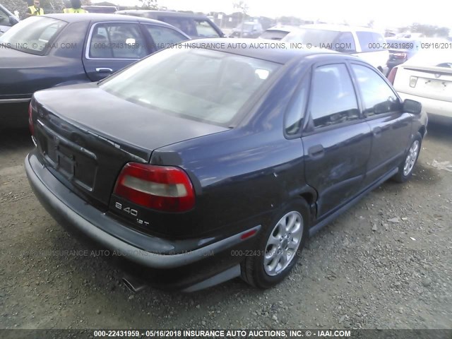 YV1VS2551YF431949 - 2000 VOLVO S40 BLACK photo 4