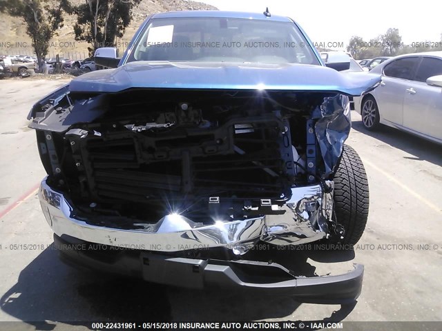 3GCPCREC3JG302523 - 2018 CHEVROLET SILVERADO C1500 LT Blau Foto 6