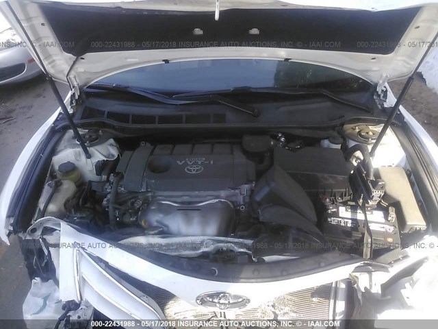 4T1BF3EK5AU516606 - 2010 TOYOTA CAMRY SE/LE/XLE 白色 照片 10