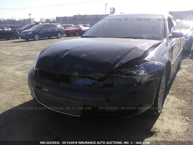 2G1WB5E35E1184053 - 2014 CHEVROLET IMPALA LIMITED LT BLACK photo 6