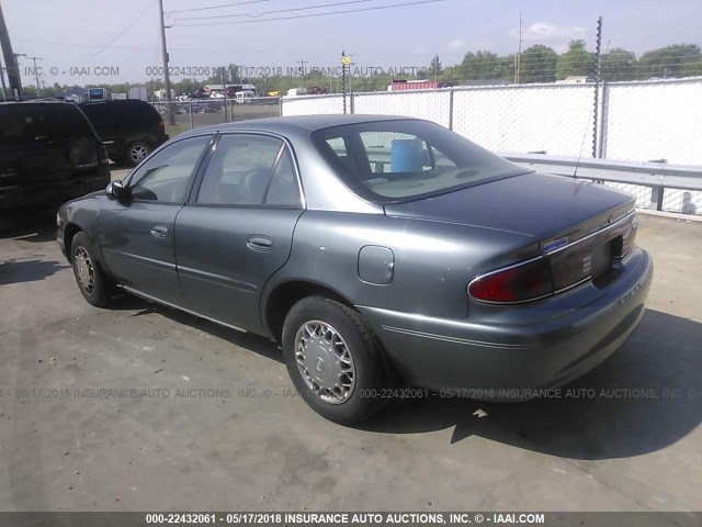 2G4WS52J441212719 - 2004 BUICK CENTURY CUSTOM GRAY photo 3