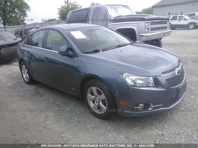 1G1PF5SC8C7352748 - 2012 CHEVROLET CRUZE LT BLUE photo 1