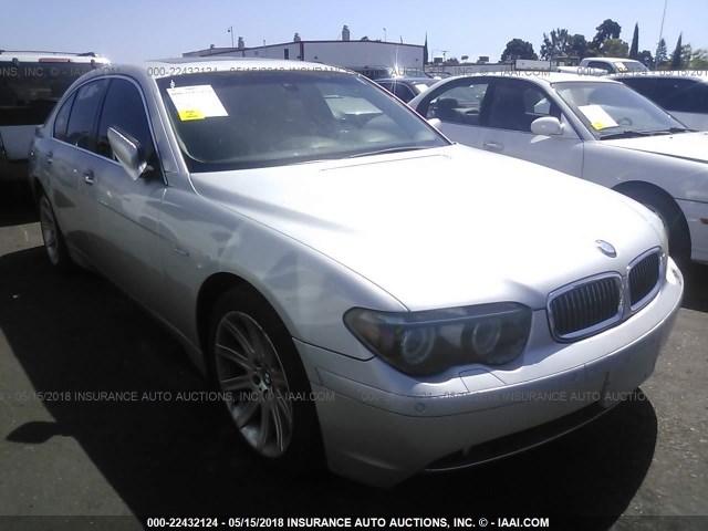 WBAGL63595DP76432 - 2005 BMW 745 I SILVER photo 1