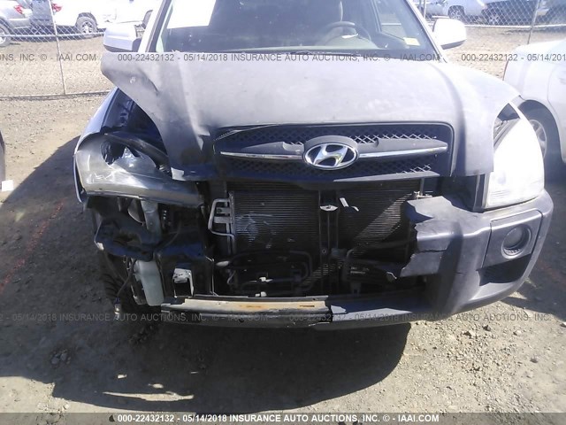 KM8JN72D76U384922 - 2006 HYUNDAI TUCSON GLS/LIMITED თეთრი ფოტო 6